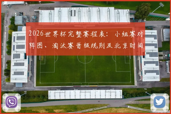 2026世界杯完整赛程表：小组赛对阵图、淘汰赛晋级规则及北京时间查询指南